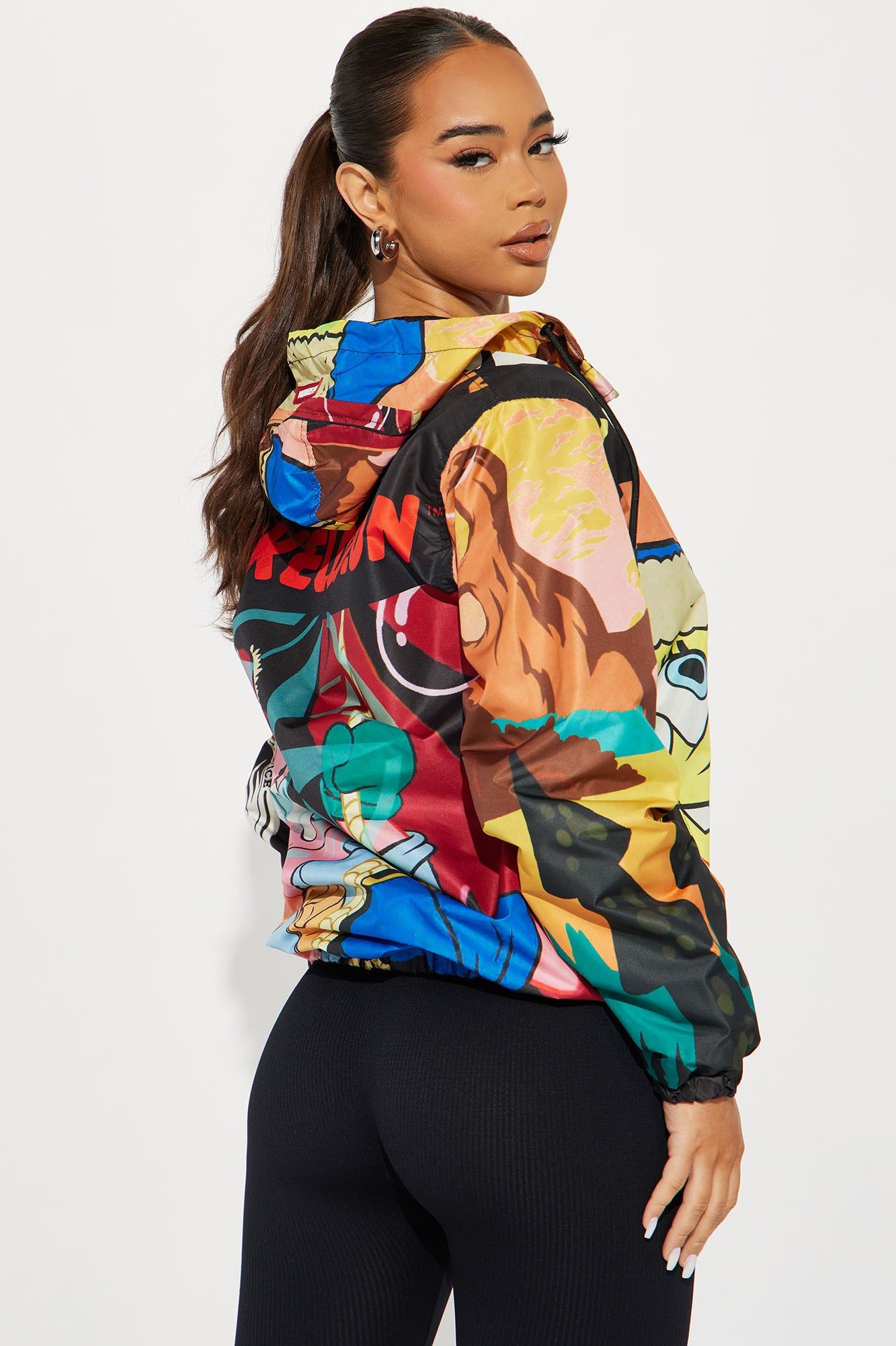 Spongebob Graphic Windbreaker - Multi Color sold by Fashion Nova product image thumbnail 4