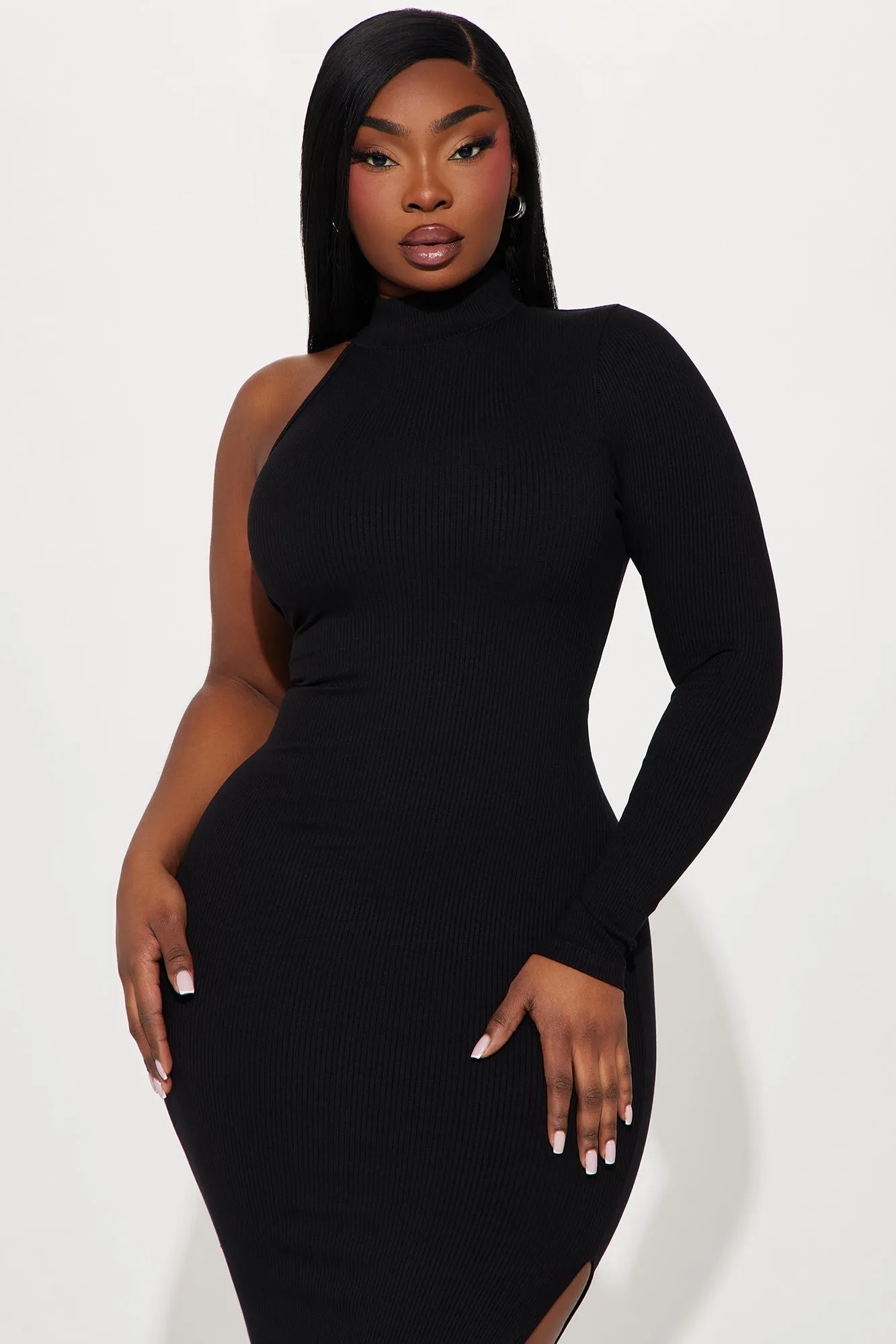 Ayana Snatched Maxi Dress - Black sold by Fashion Nova product image thumbnail 5