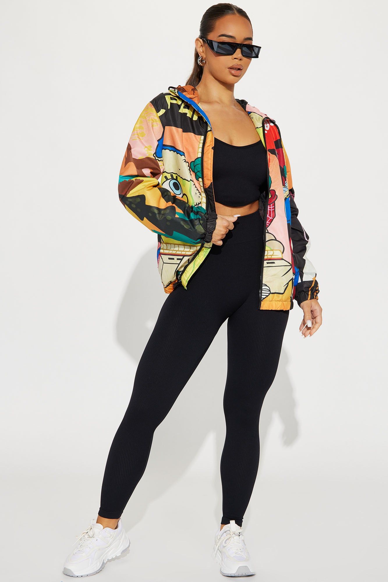 Spongebob Graphic Windbreaker - Multi Color sold by Fashion Nova product image thumbnail 2