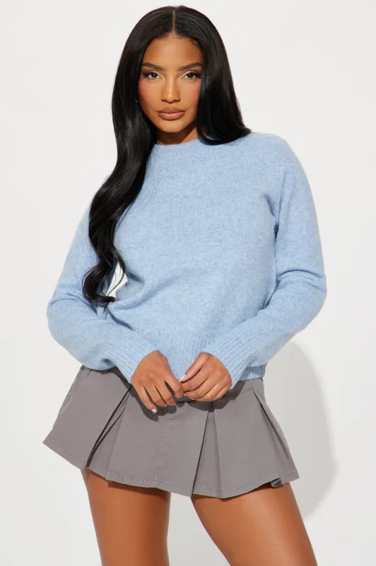 Fresh Air Sweater - Blue sold by Fashion Nova