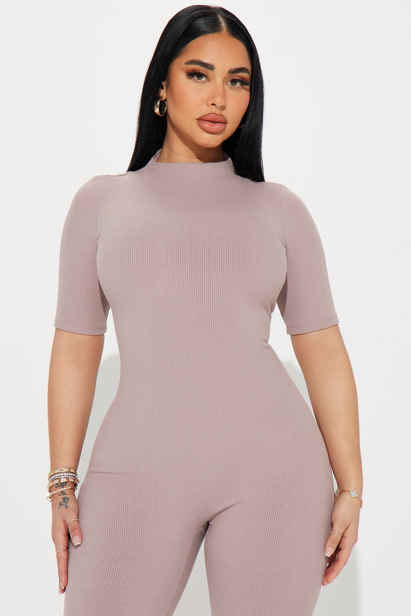 Jordy Snatched Jumpsuit - Sand sold by Fashion Nova product image thumbnail 2