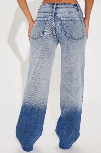 Keeping In Touch Stretch Straight Leg Jeans - Medium Wash sold by Fashion Nova