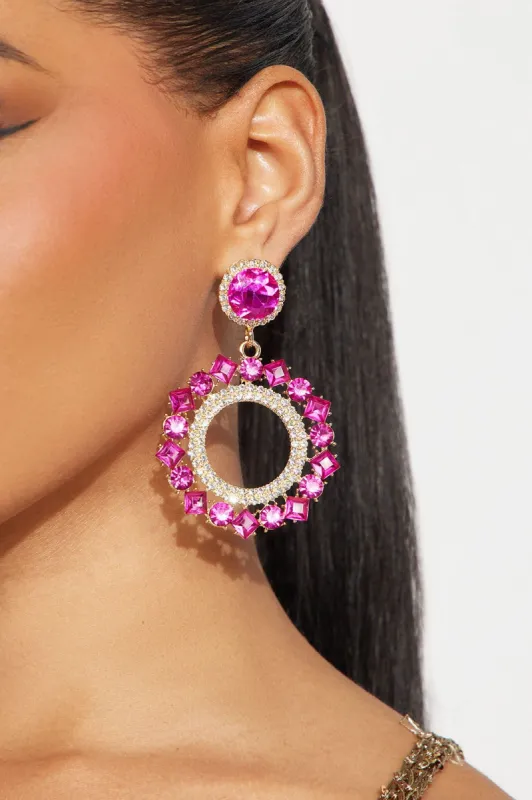 Ms Perfect Earrings  - Pink sold by Fashion Nova