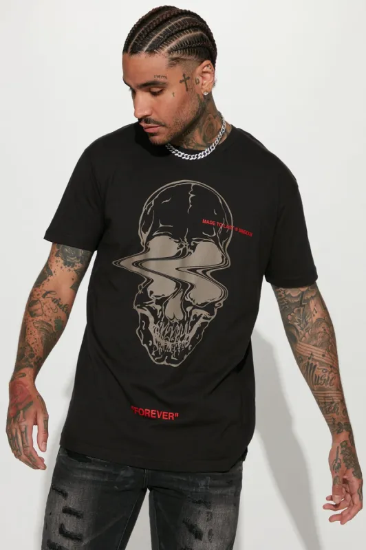 Made To Last Short Sleeve Tee - Black sold by Fashion Nova