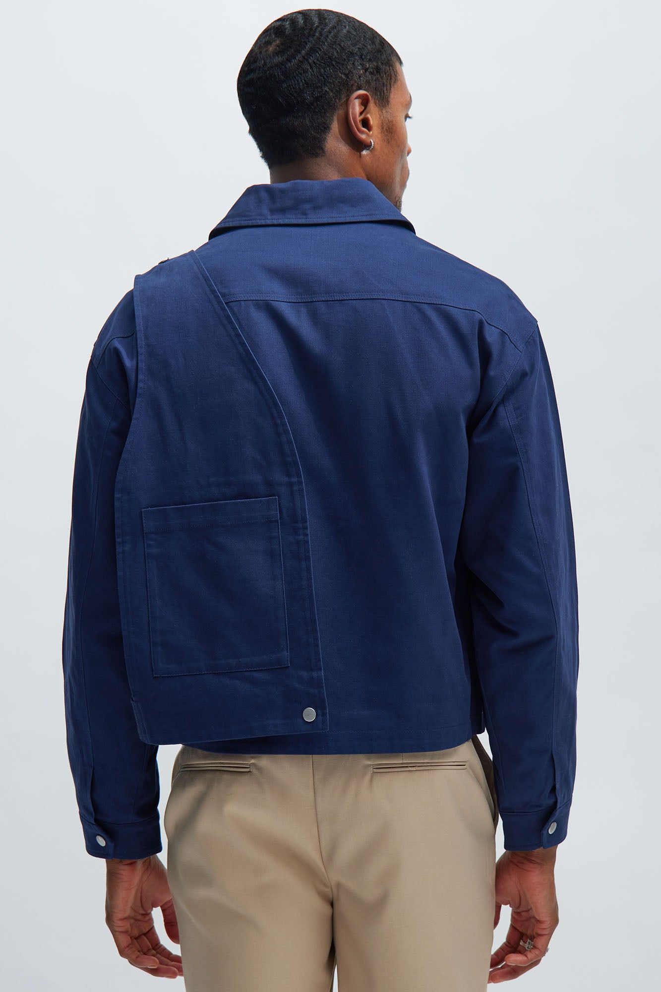 Protocol Boxy Jacket - Navy sold by Fashion Nova product image thumbnail 5