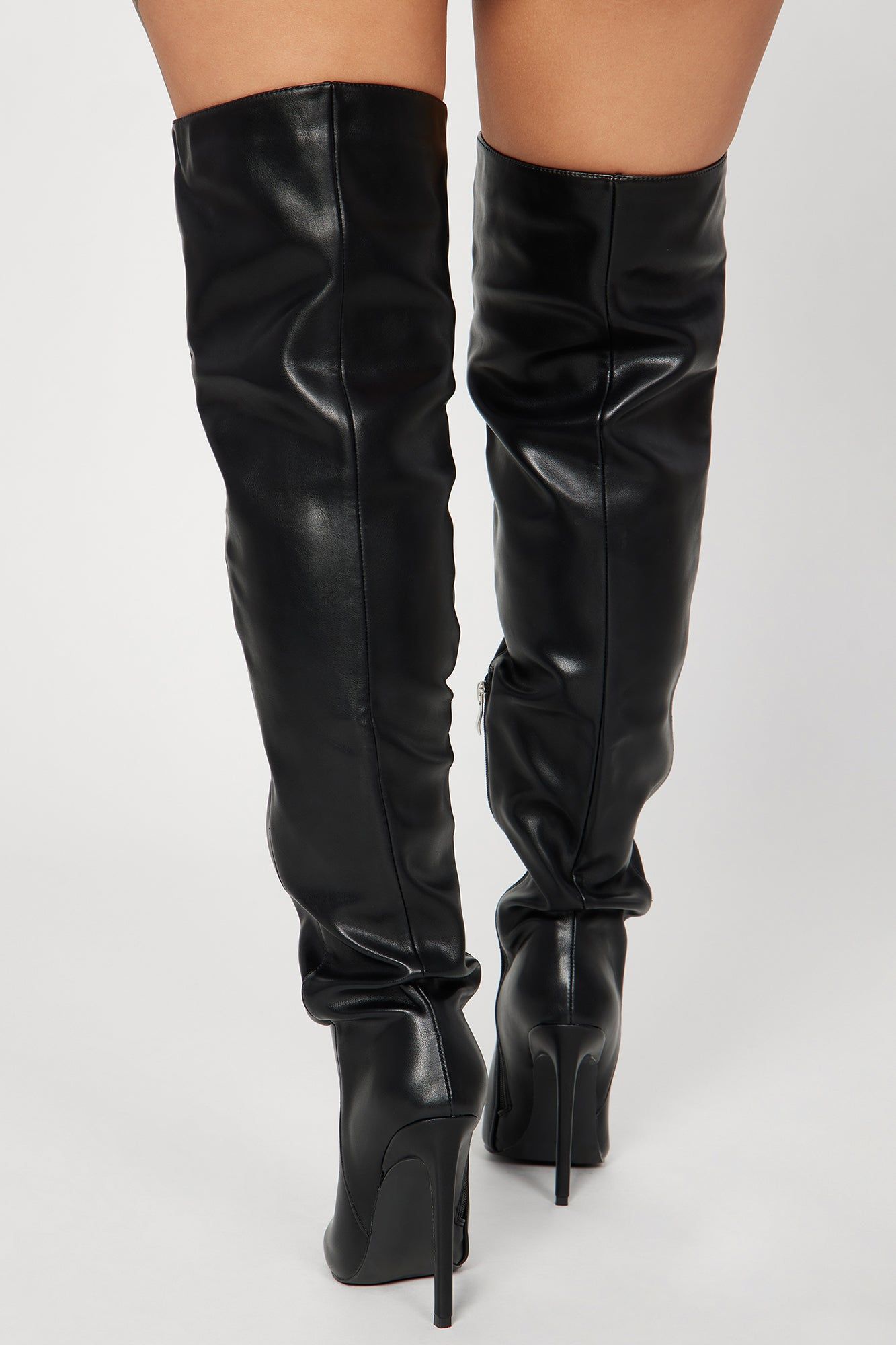 Wish You Well Over The Knee Boots - Black sold by Fashion Nova product image thumbnail 4