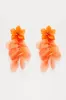 Drippin Rose Earrings - Orange sold by Fashion Nova