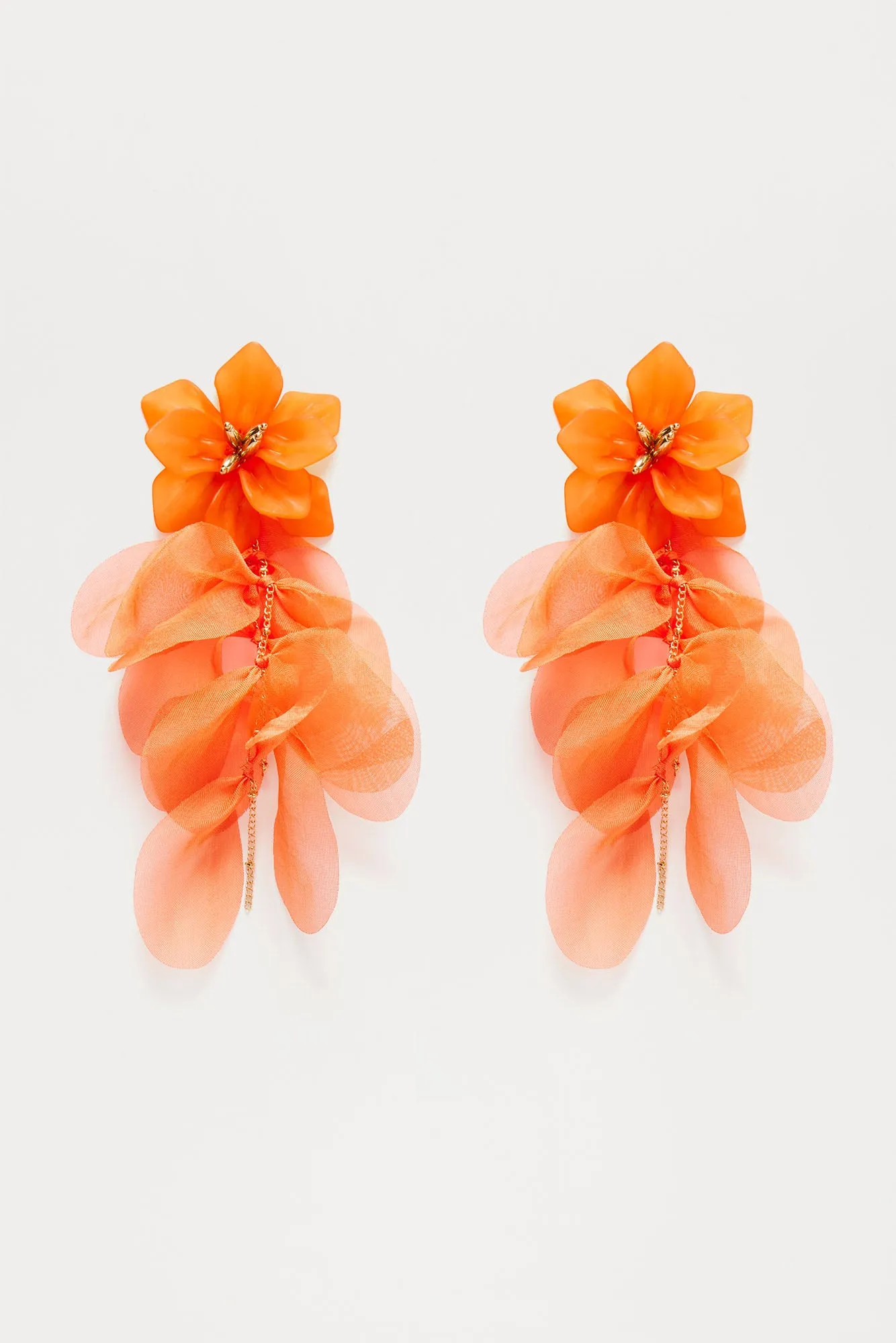 Drippin Rose Earrings - Orange sold by Fashion Nova product image thumbnail 3
