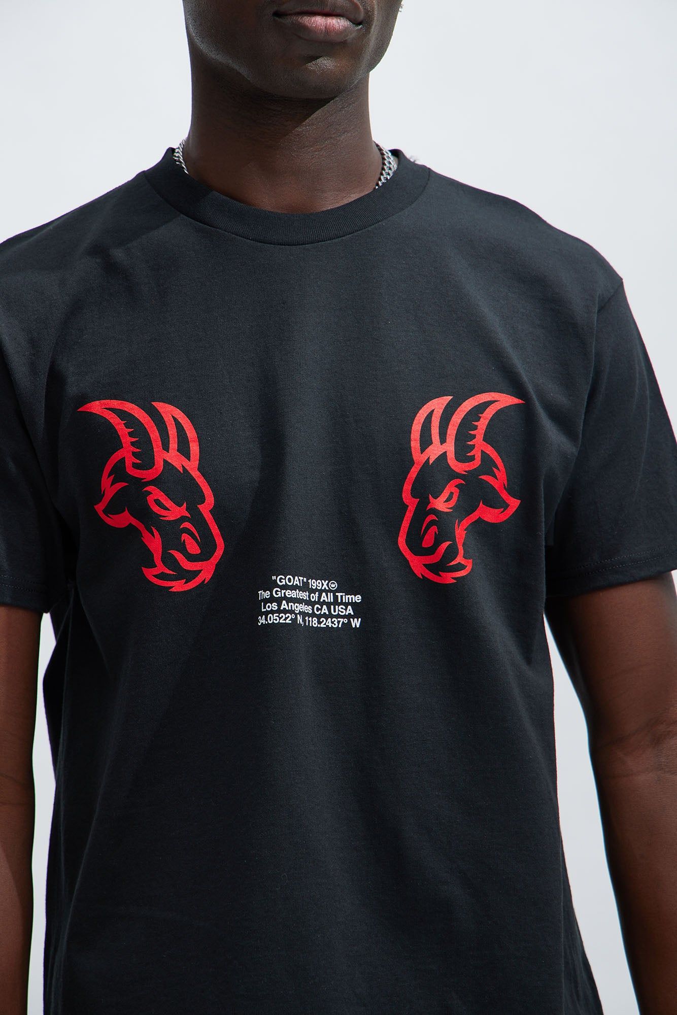 GOAT″ University Short Sleeve Tee - Black sold by Fashion Nova product image thumbnail 3