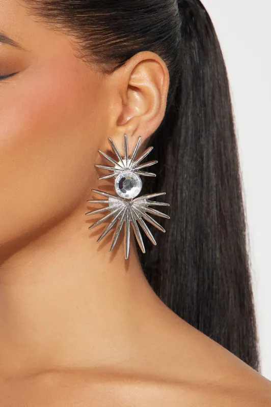 Spectacular View Earrings  - Silver sold by Fashion Nova