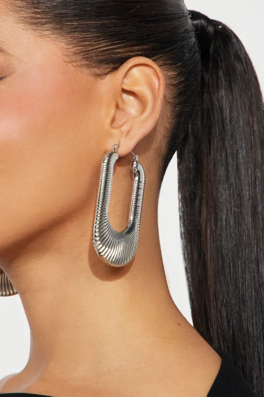 Easy Breezy Earrings  - Silver sold by Fashion Nova