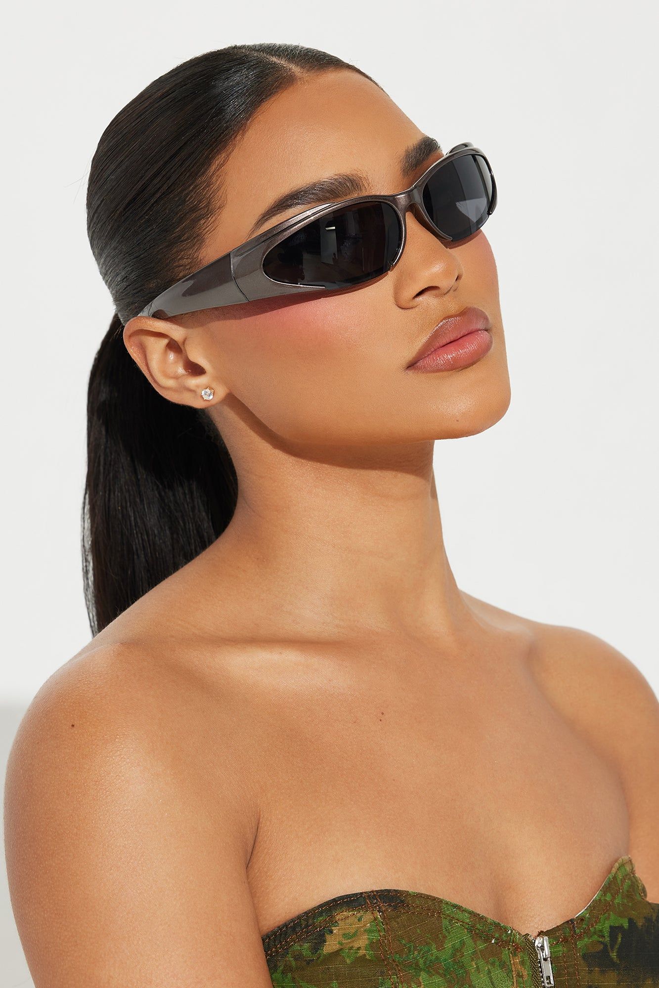 I Mean It Sunglasses - Grey sold by Fashion Nova