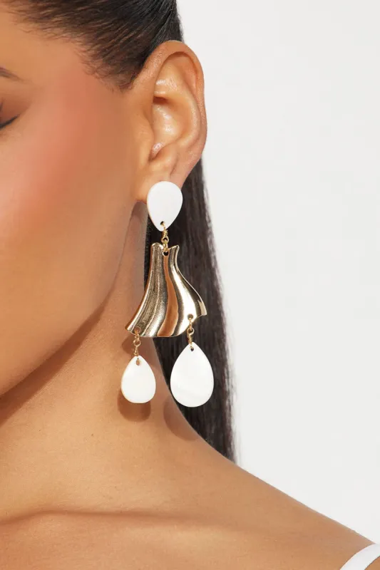 Watching Sunsets Earrings  - Gold sold by Fashion Nova