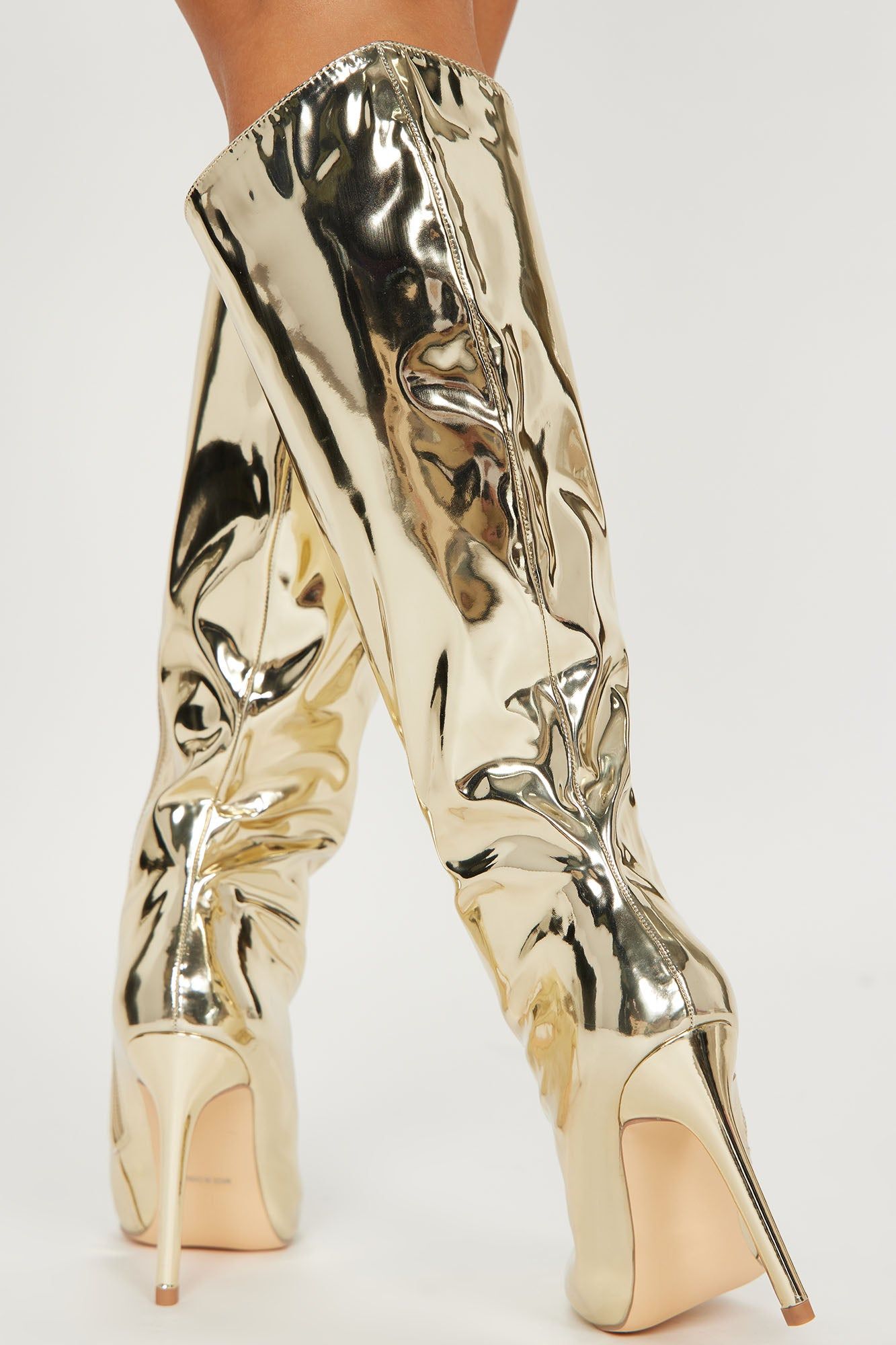 Venus Knee High Boots - Rose Gold sold by Fashion Nova product image thumbnail 4