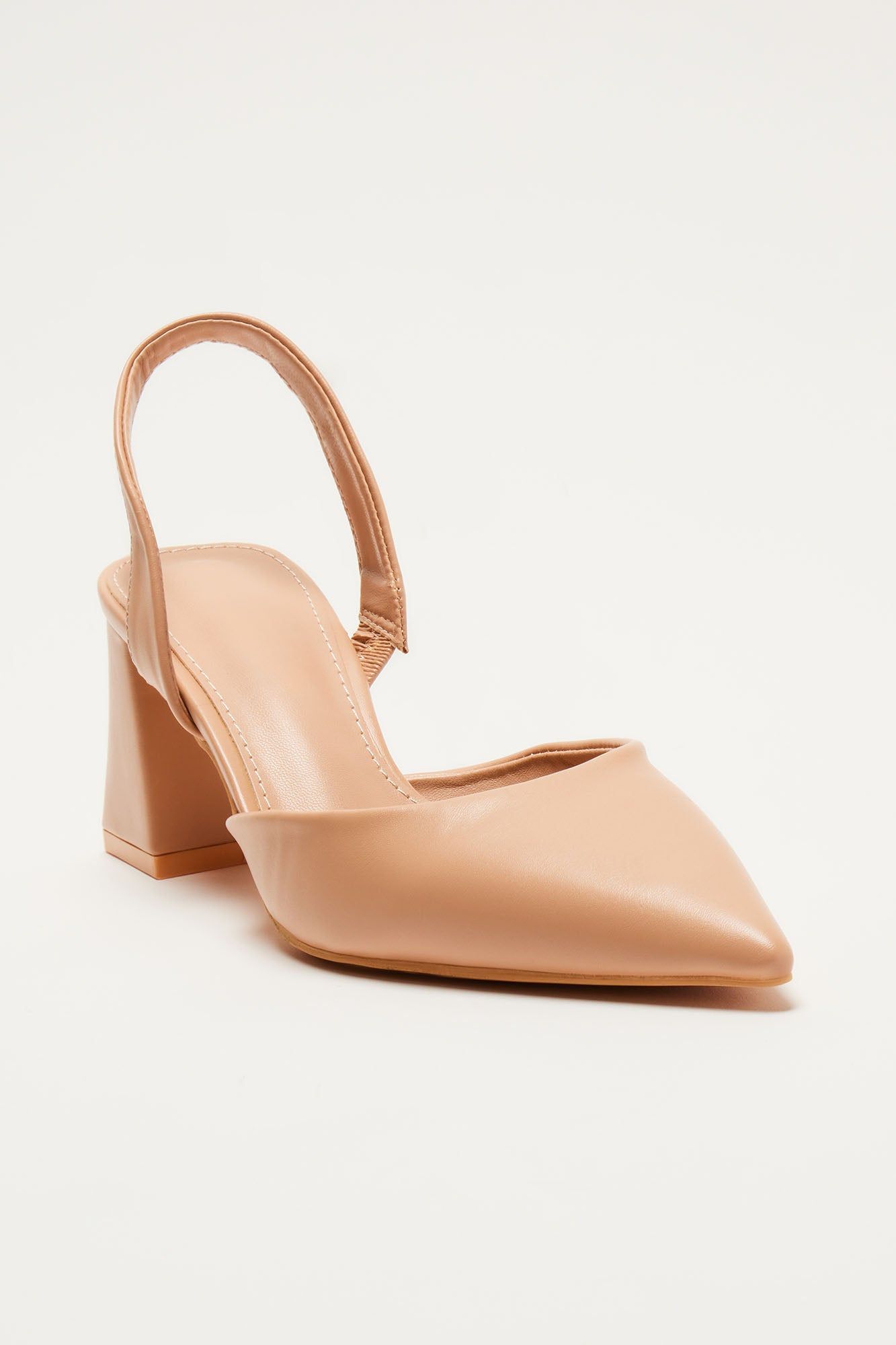 Tatianna Slingback Pumps - Beige sold by Fashion Nova product image thumbnail 4