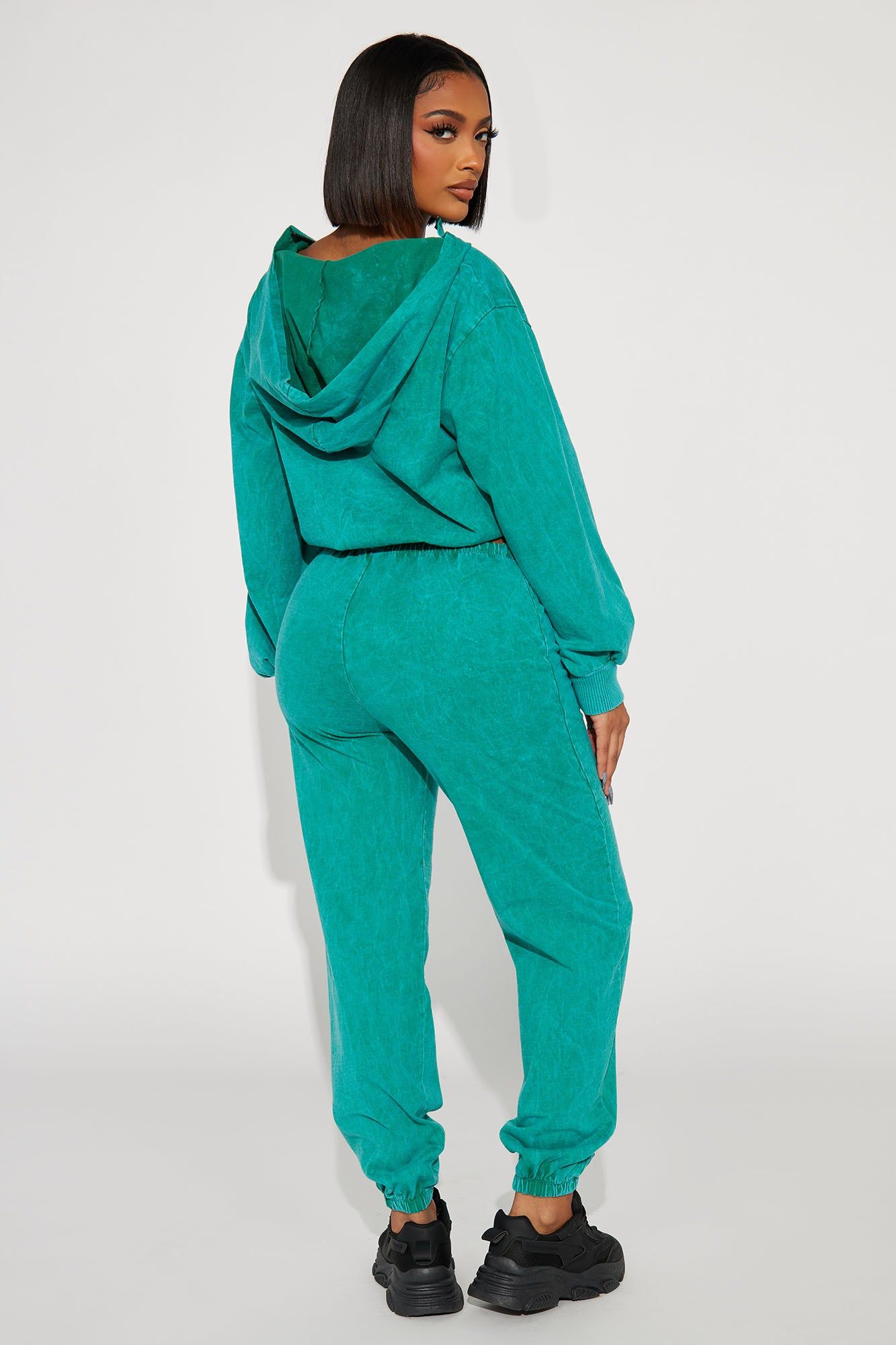 Tia Mineral Wash Pant Set - Teal sold by Fashion Nova product image thumbnail 3