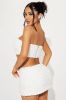 Missing Out Textured Skirt Set - White sold by Fashion Nova