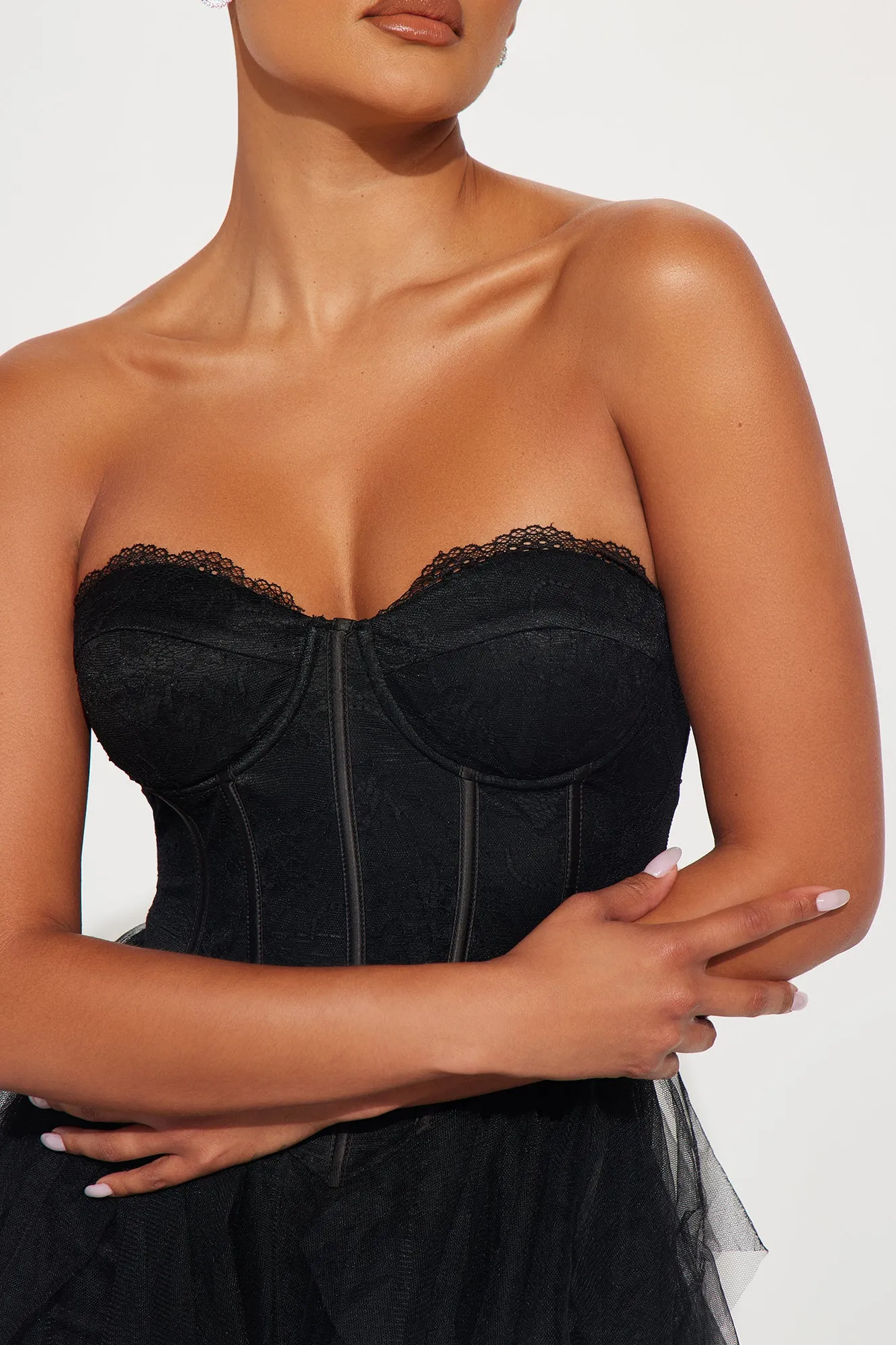 Lucy Tulle Gown - Black sold by Fashion Nova product image thumbnail 3