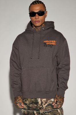 Manifest Higher Hoodie - Grey made by Fashion Nova