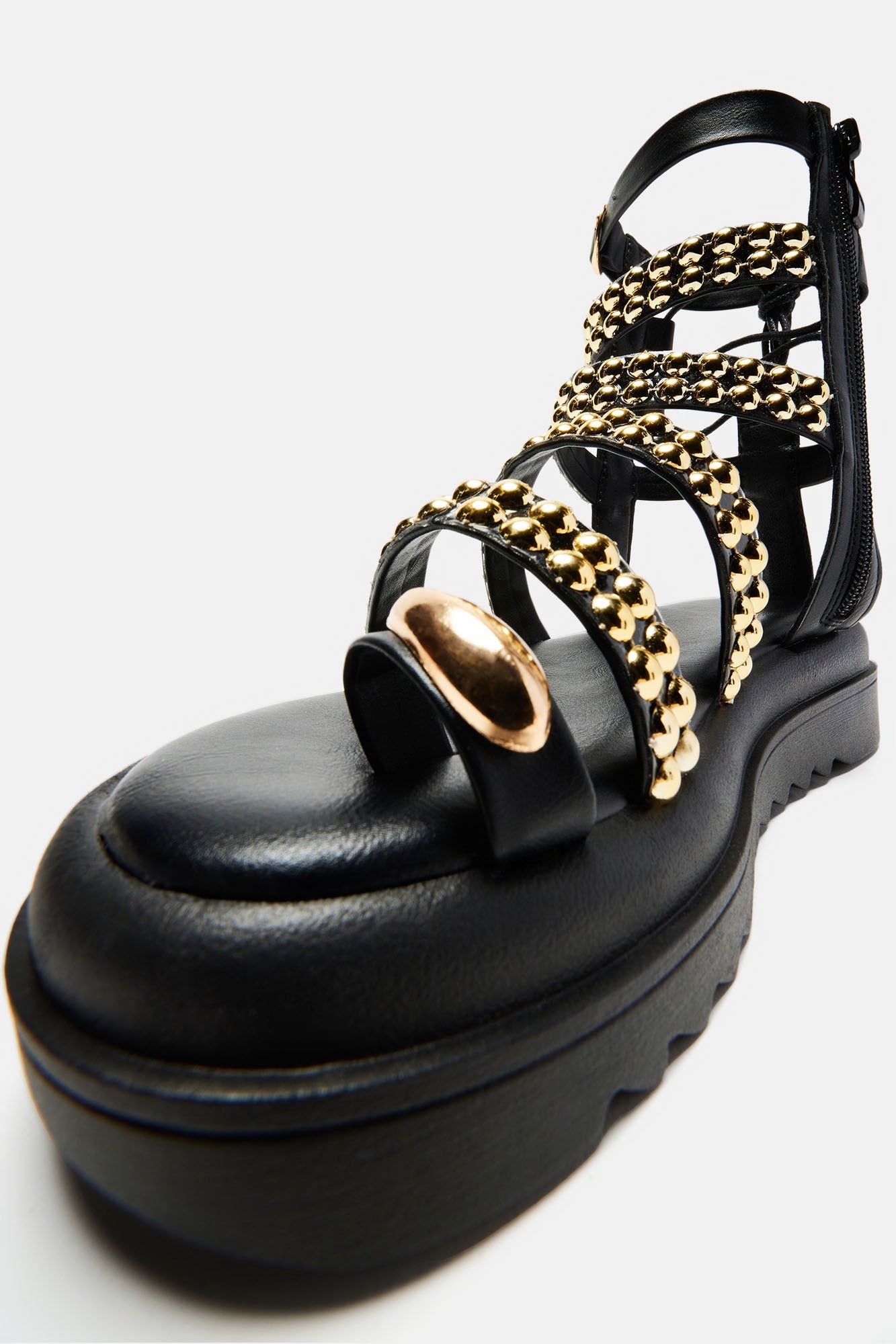 Neutral Feelings Flat Sandals - Black sold by Fashion Nova product image thumbnail 3