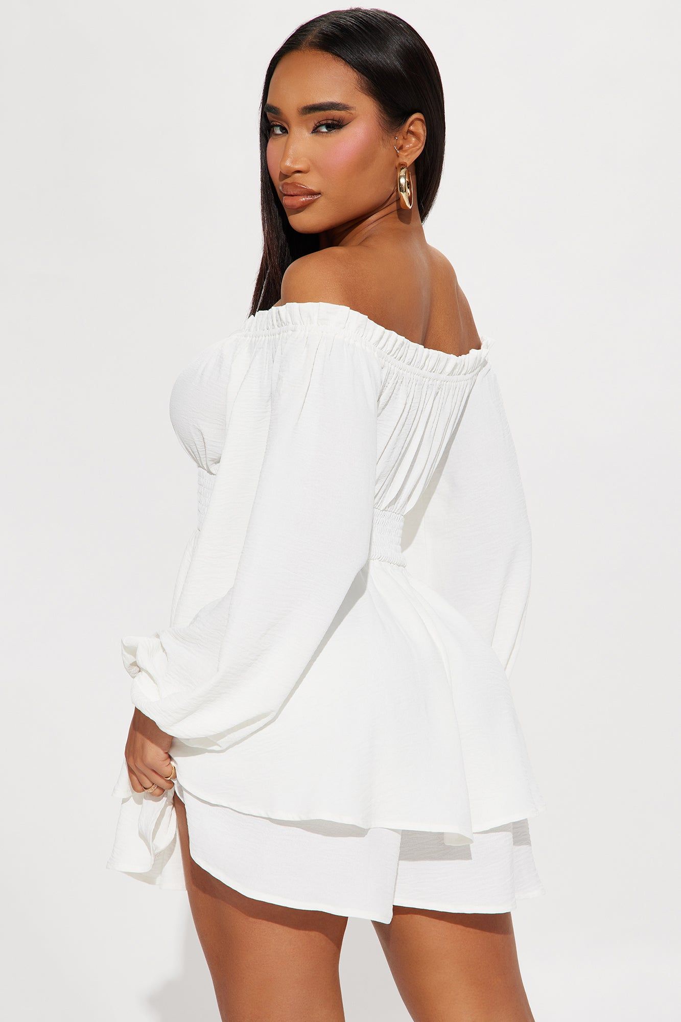 Truly Stunning Romper - White sold by Fashion Nova product image thumbnail 3