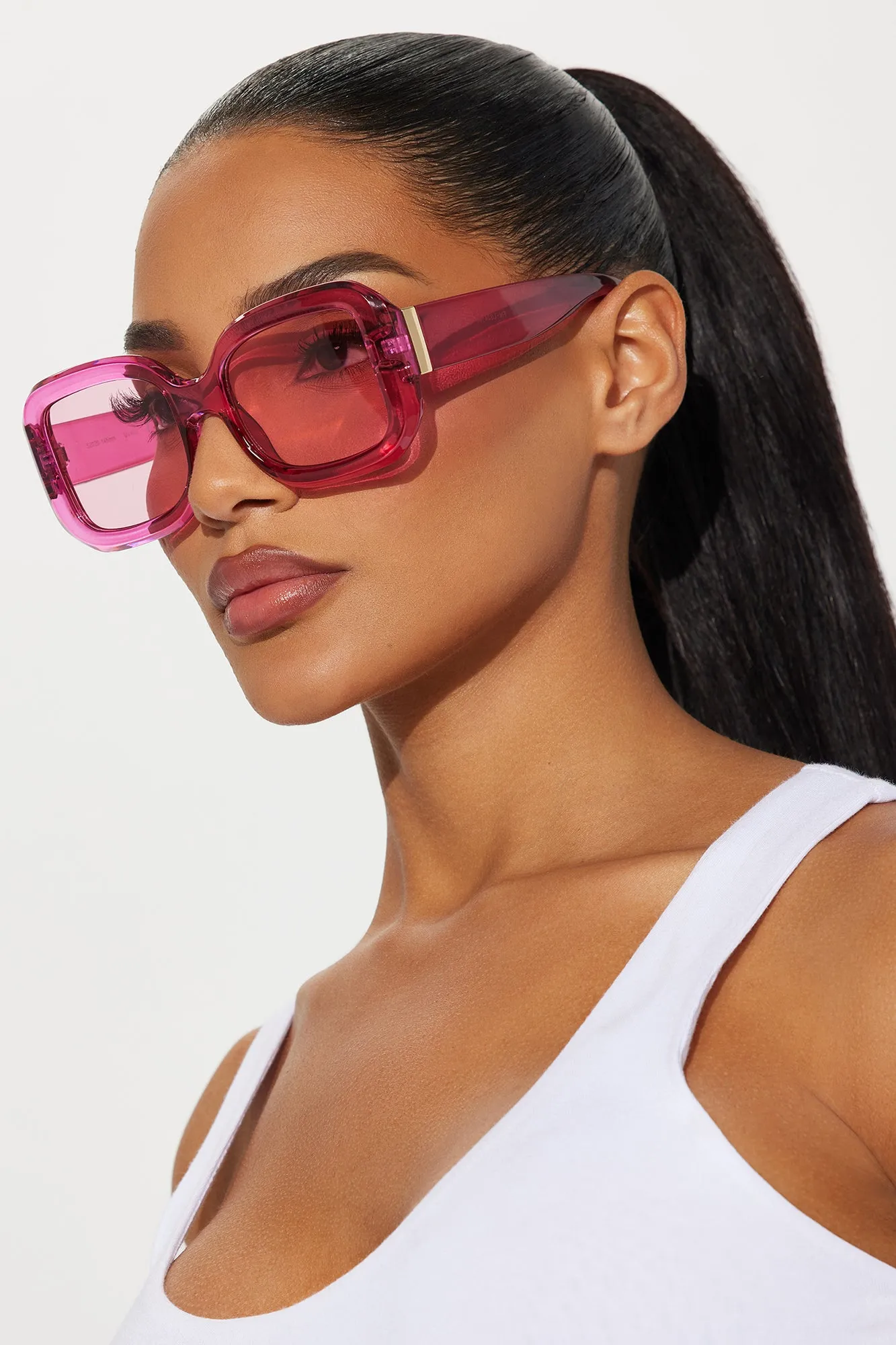 321 Girls Wanna Have Fun Sunglasses - Pink sold by Fashion Nova