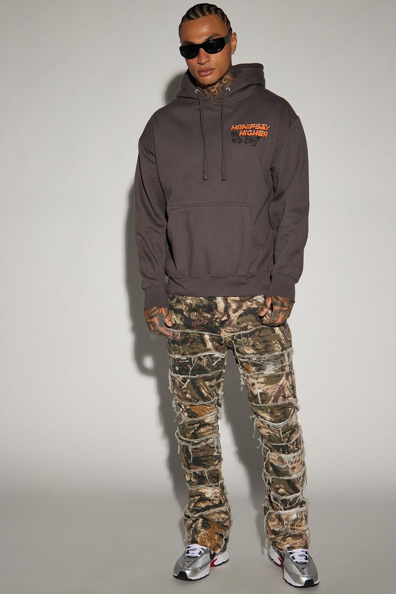 Manifest Higher Hoodie - Grey sold by Fashion Nova product image thumbnail 2