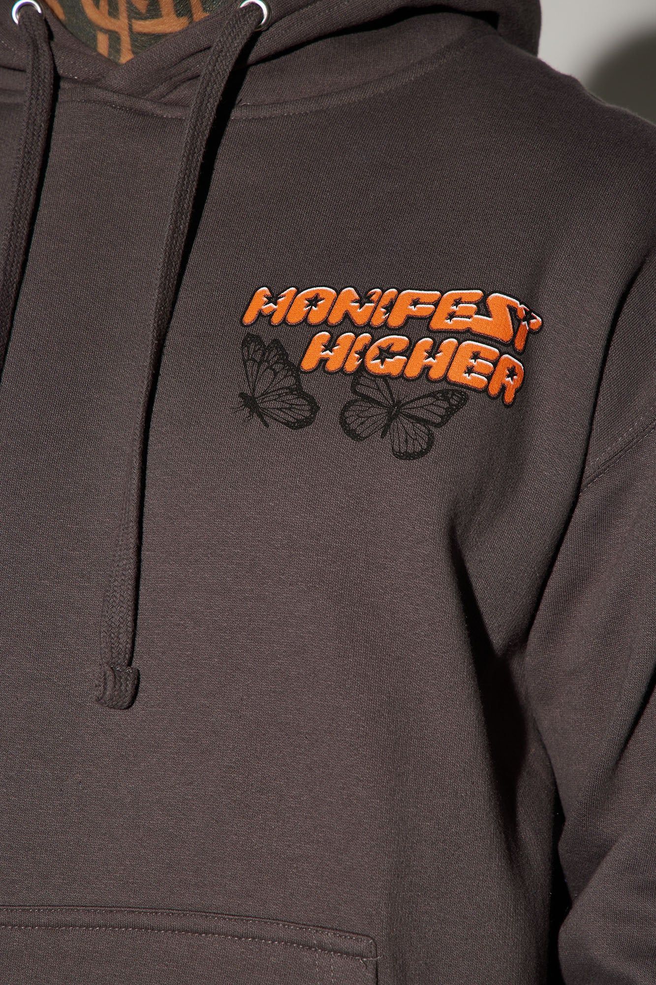 Manifest Higher Hoodie - Grey sold by Fashion Nova product image thumbnail 3