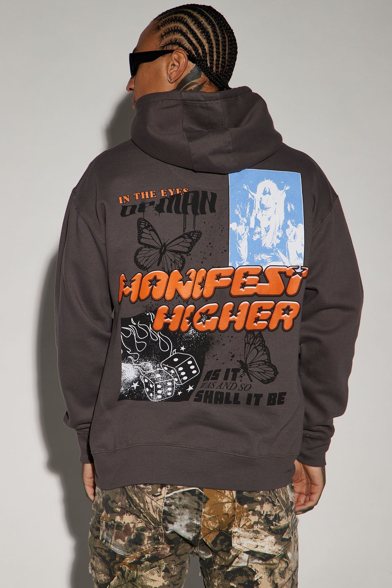 Manifest Higher Hoodie - Grey sold by Fashion Nova product image thumbnail 5