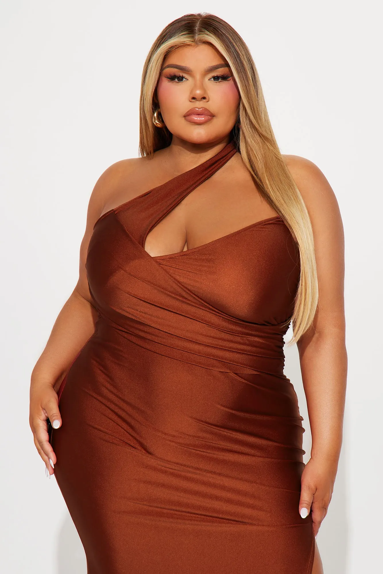 Can't Replace You Maxi Dress - Rust sold by Fashion Nova product image thumbnail 5