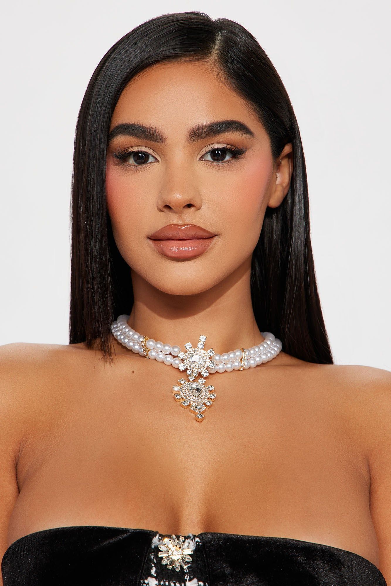 Secret Diary Necklace - White/Gold sold by Fashion Nova product image thumbnail 2
