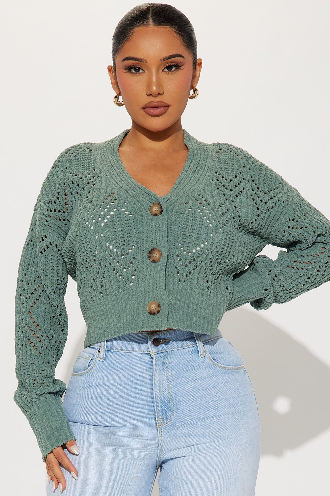 Shyann Cardigan - Blue sold by Fashion Nova