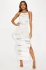 Fiona Crochet Maxi Dress - White sold by Fashion Nova