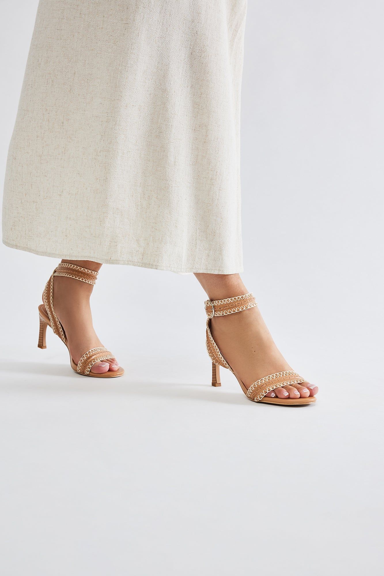 Any Day Any Time Heeled Sandals - Nude sold by Fashion Nova product image thumbnail 2