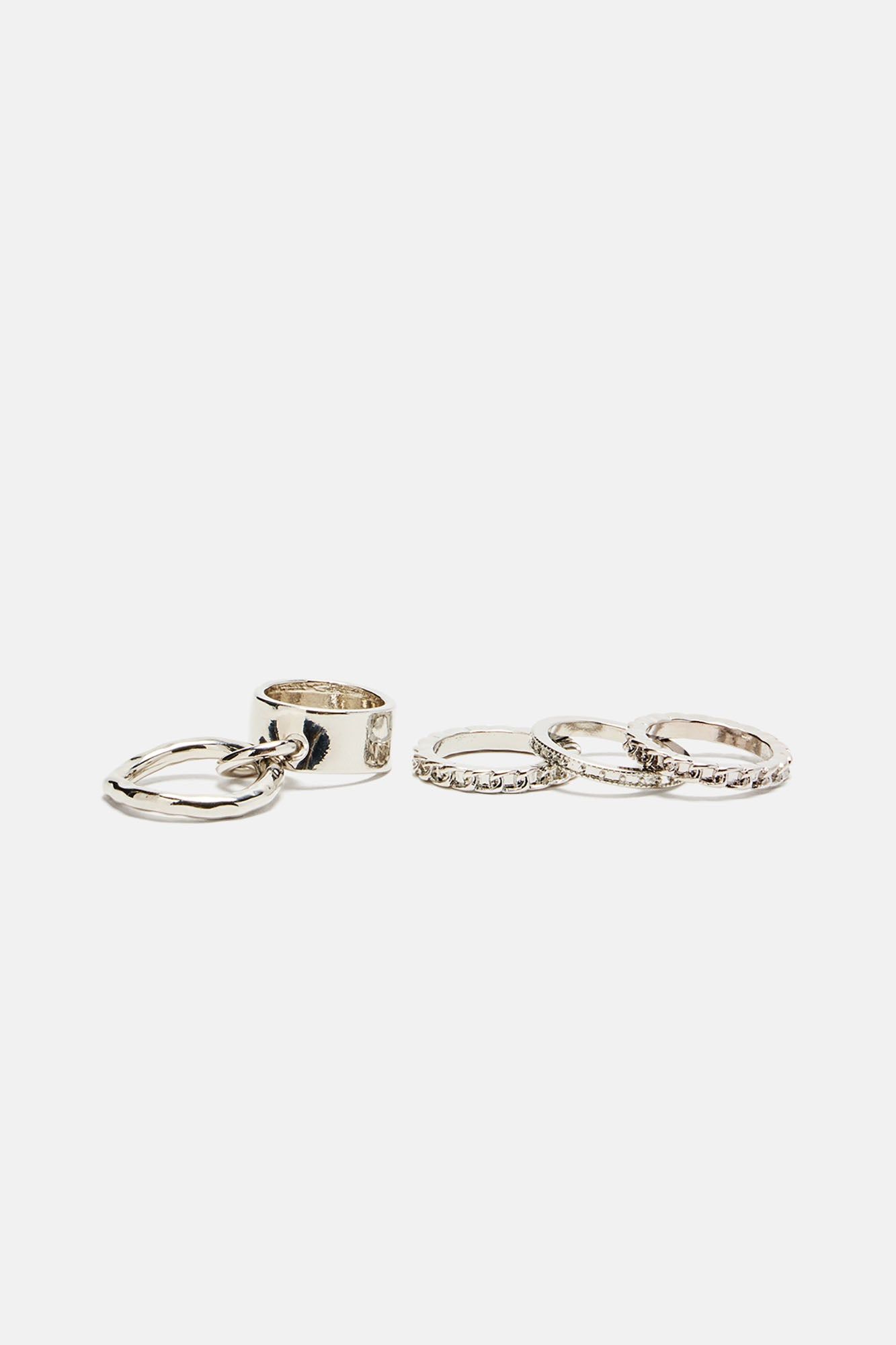 Grunge Baddie Ring Set - Silver sold by Fashion Nova product image thumbnail 3