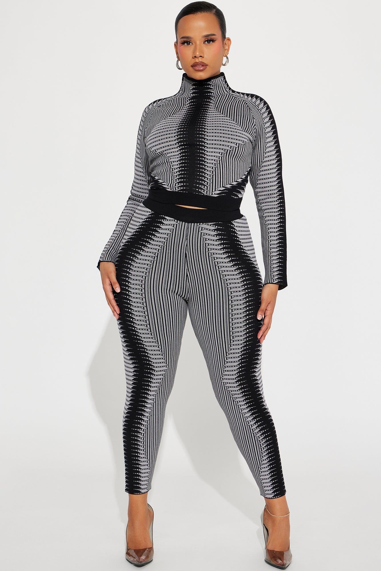 Kailee Sweater Legging Set - Grey/combo sold by Fashion Nova product image thumbnail 4