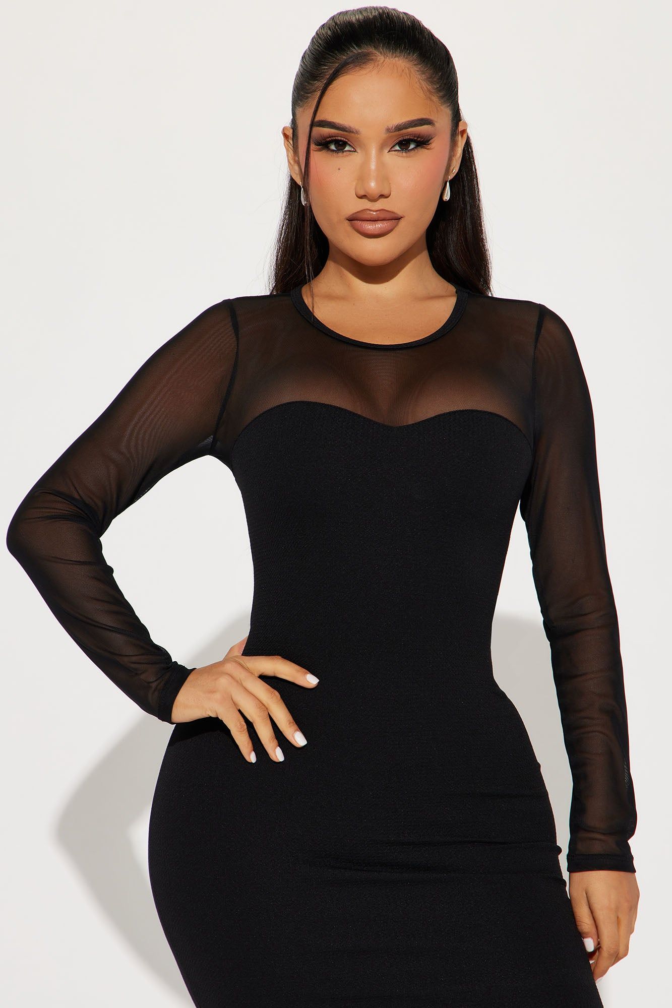 Madison Midi Dress - Black sold by Fashion Nova product image thumbnail 2