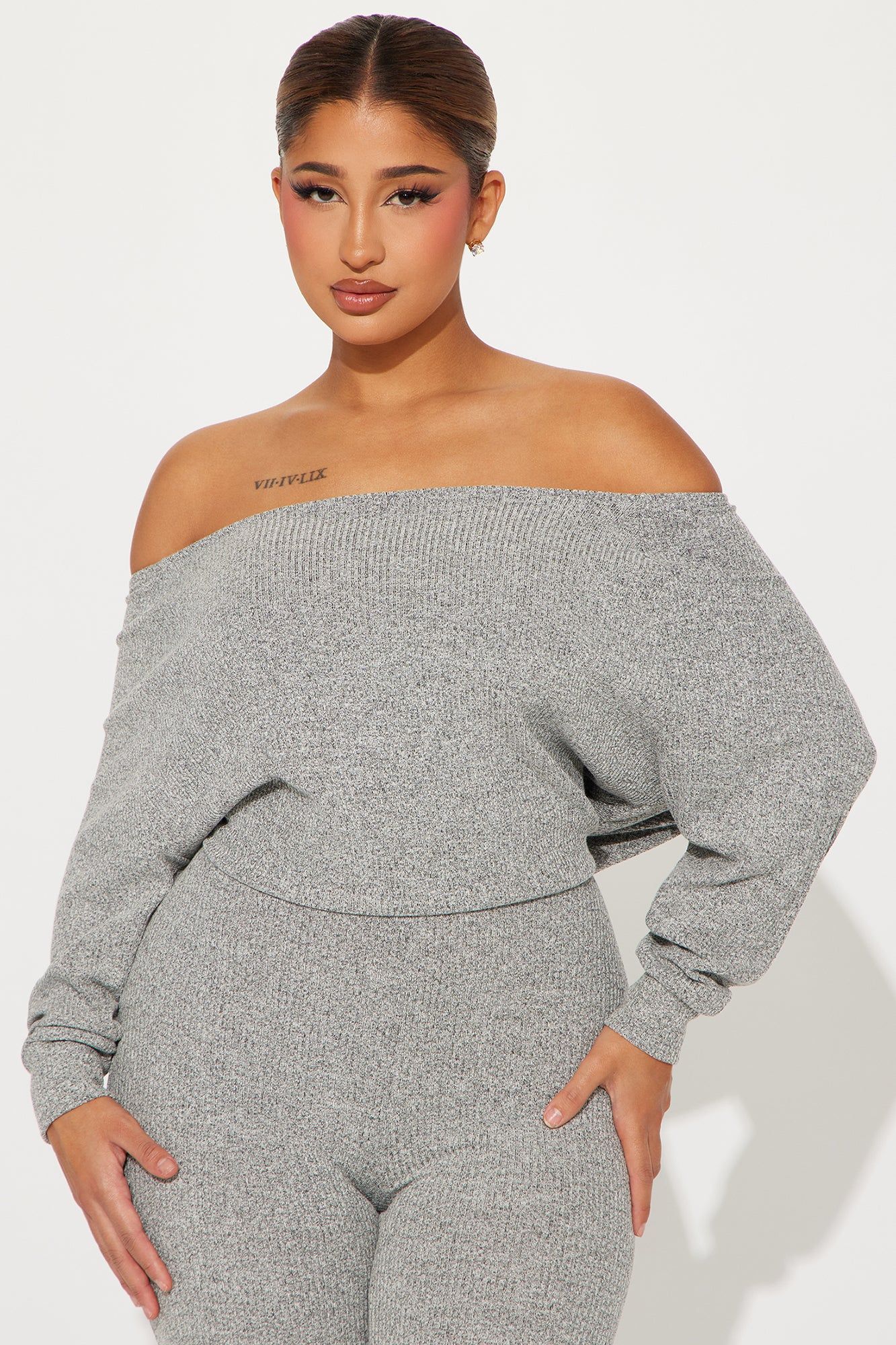 The Way To Go Jumpsuit - Heather Grey sold by Fashion Nova product image thumbnail 2