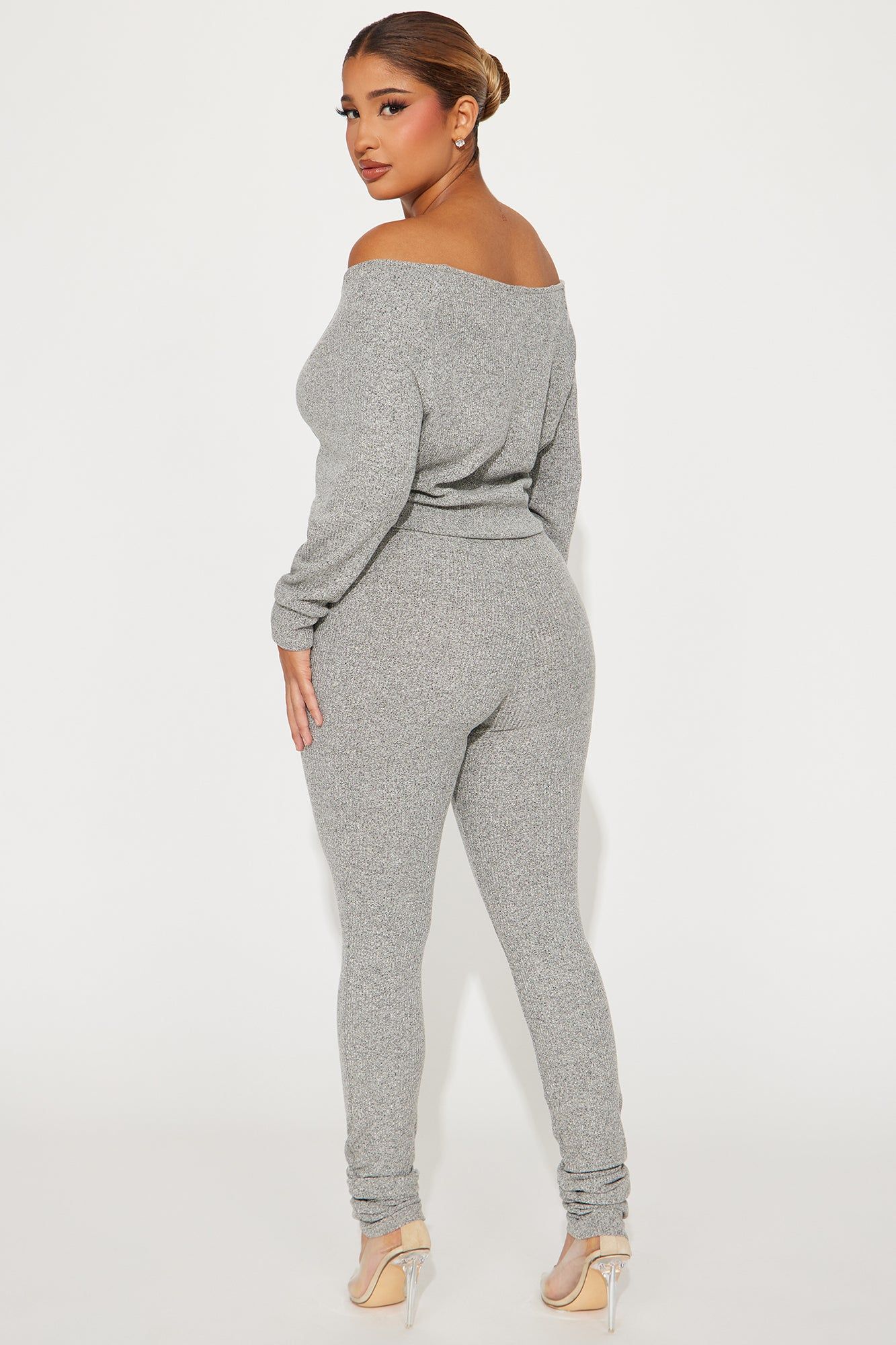 The Way To Go Jumpsuit - Heather Grey sold by Fashion Nova product image thumbnail 3