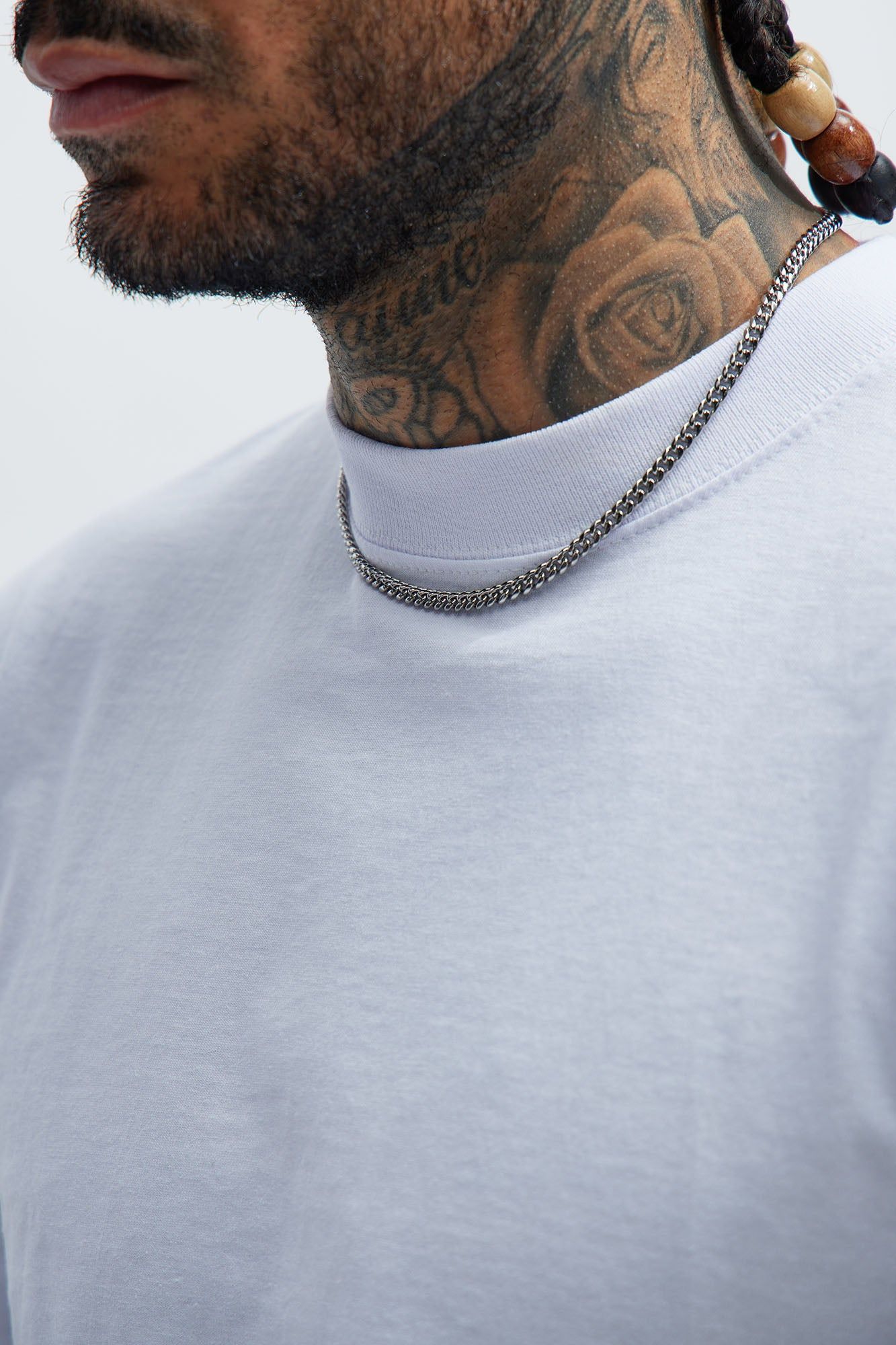 5mm Premium 18″ Cuban Chain Necklace - Silver sold by Fashion Nova