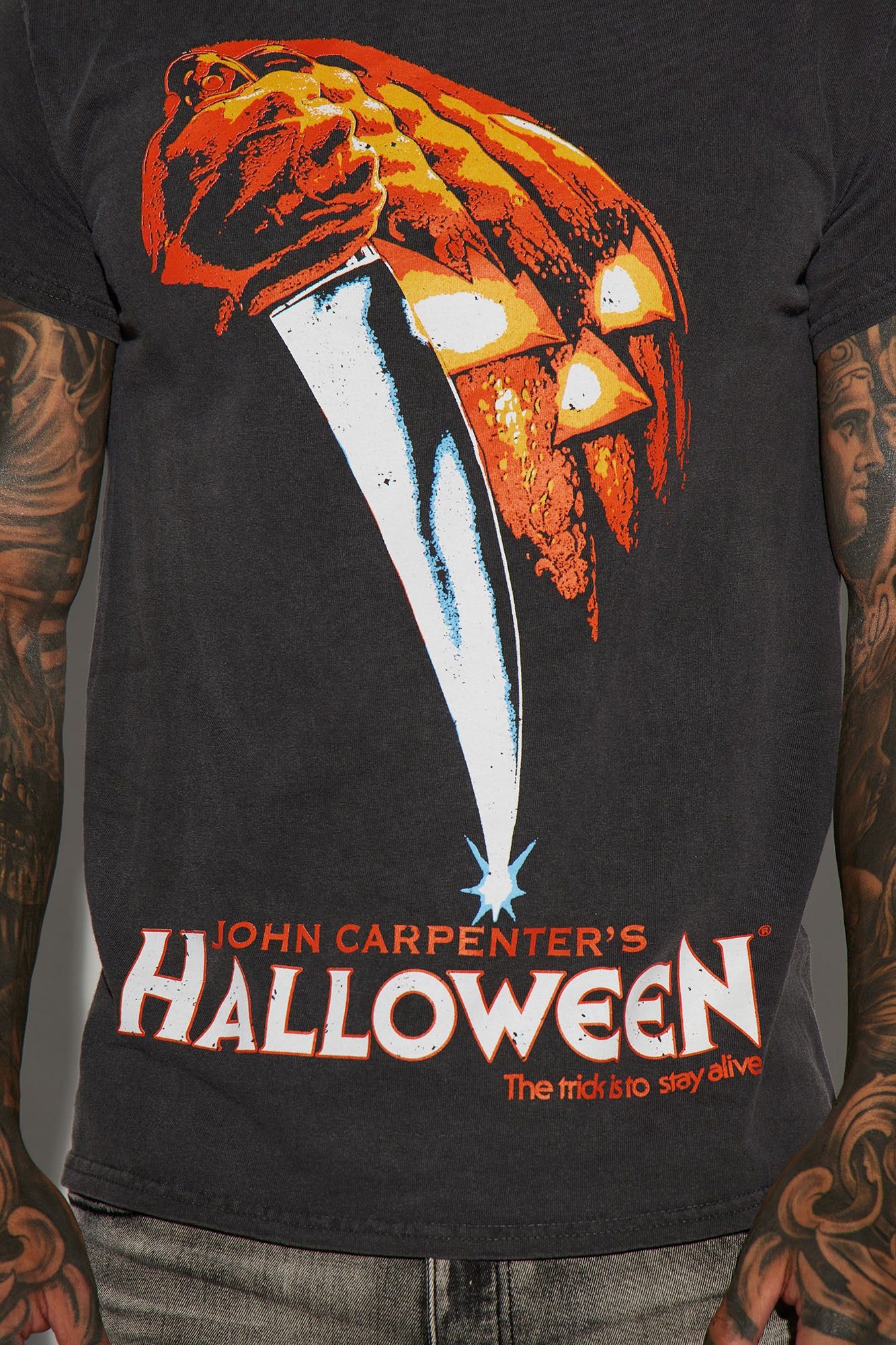 Halloween Movie Poster Short Sleeve Tee - Black sold by Fashion Nova product image thumbnail 4