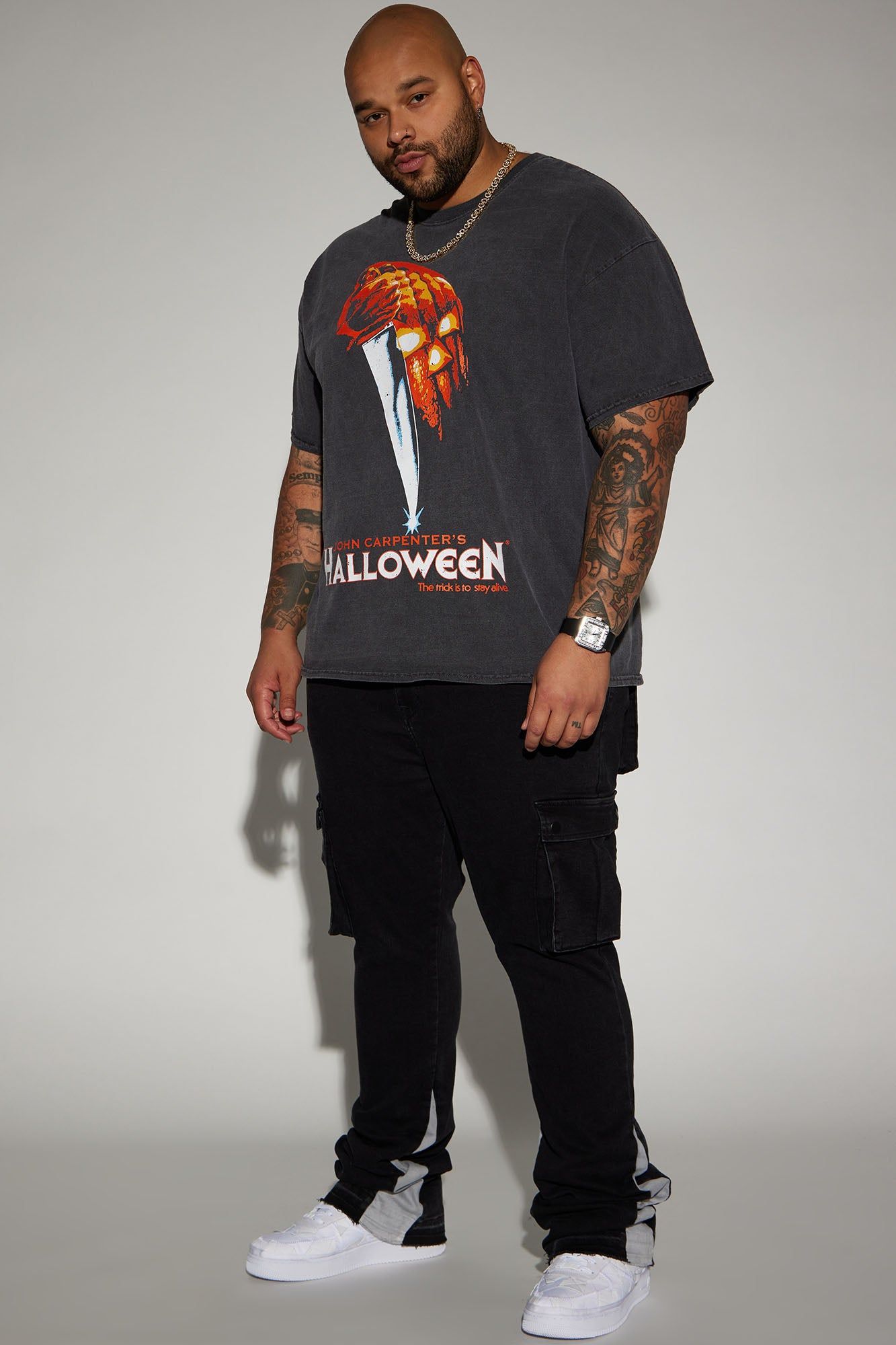 Halloween Movie Poster Short Sleeve Tee - Black sold by Fashion Nova product image thumbnail 6