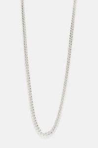 5mm Premium 18″ Cuban Chain Necklace - Silver sold by Fashion Nova