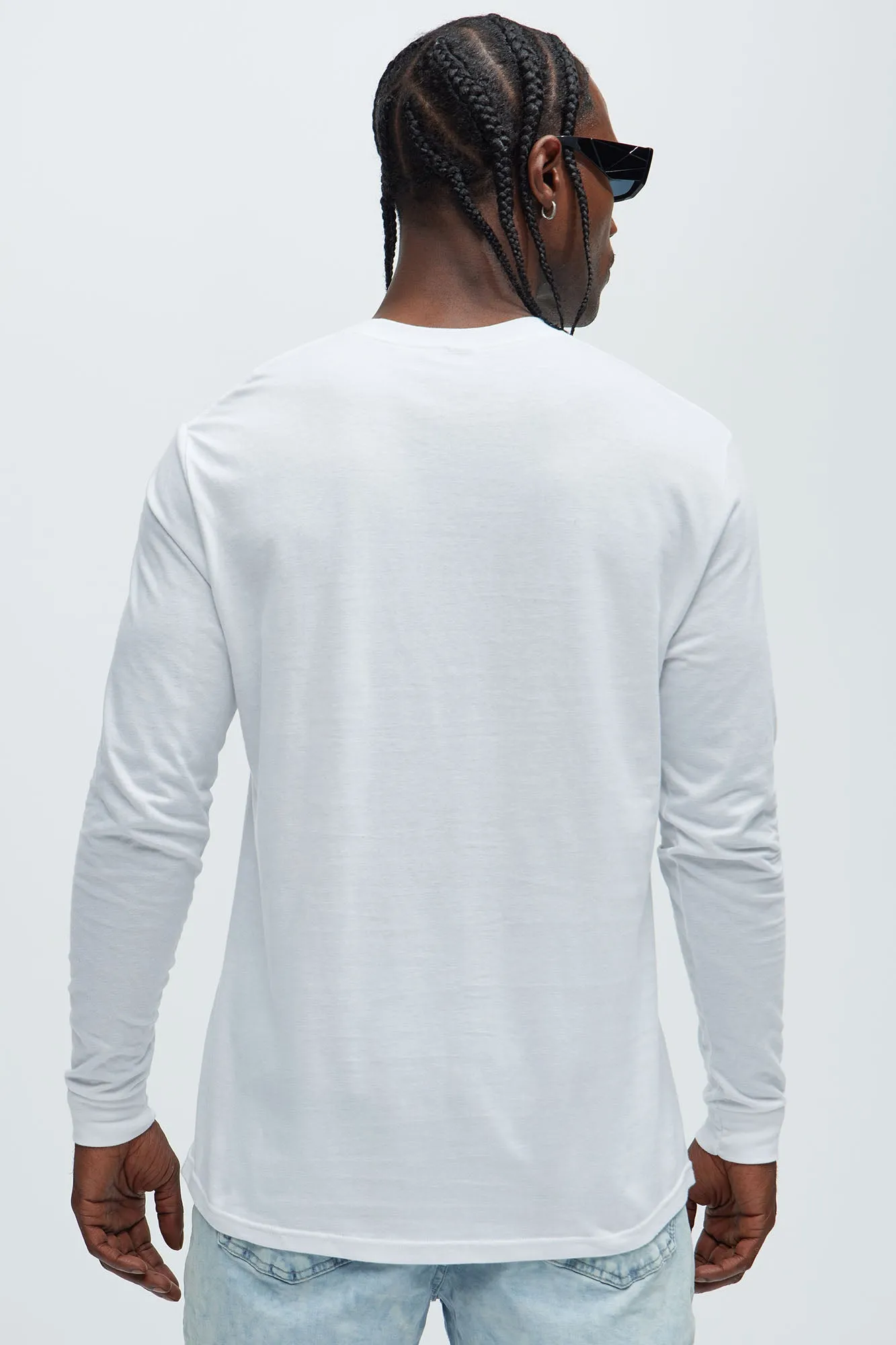 Protect Your Vibe Long Sleeve Tee - White sold by Fashion Nova product image thumbnail 4