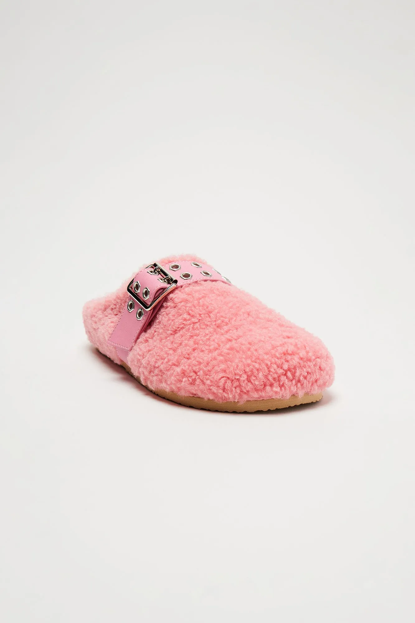 Villie Buckle Slippers - Pink sold by Fashion Nova product image thumbnail 2