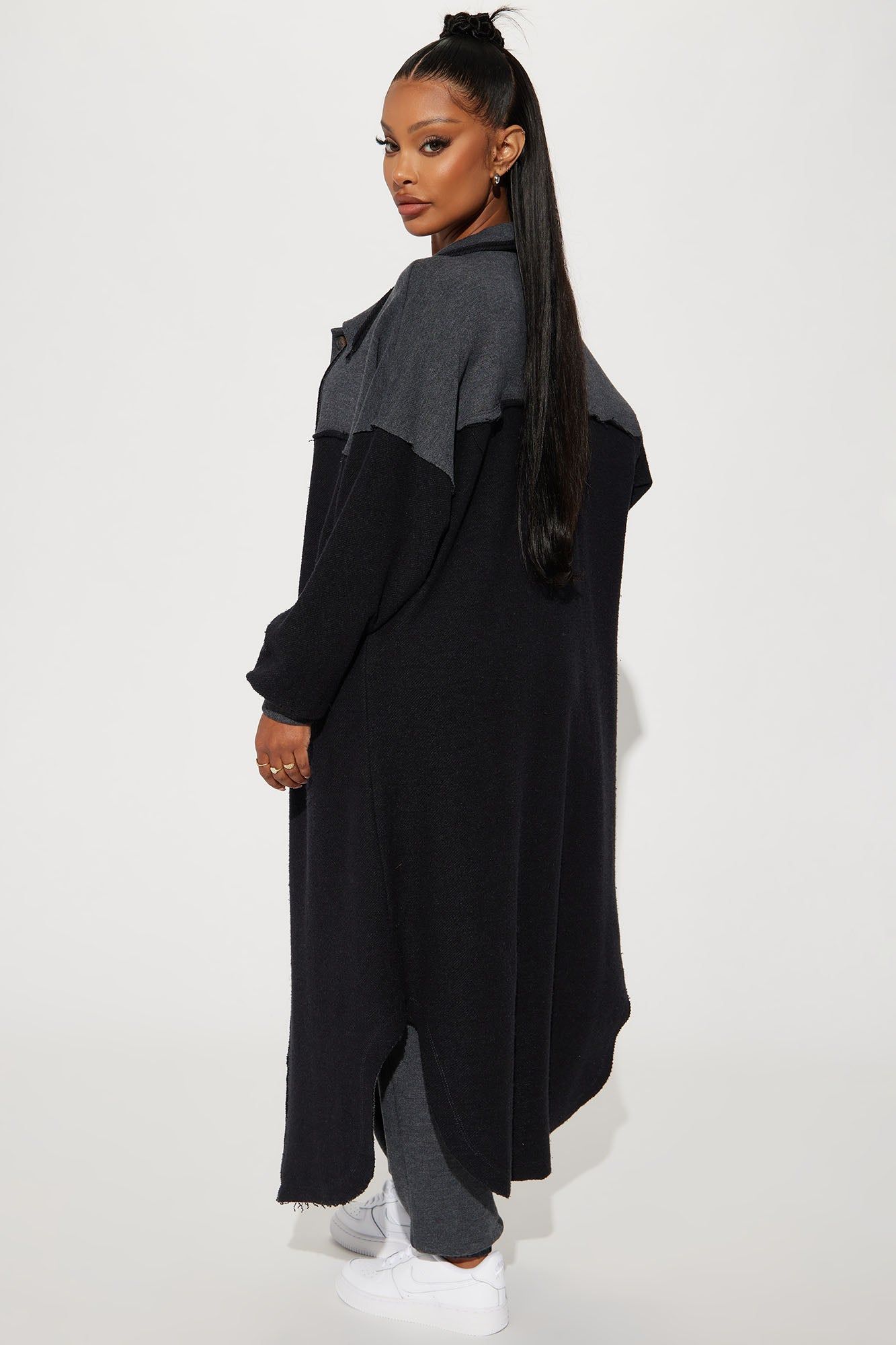 On The Down Low Jogger Set - Charcoal sold by Fashion Nova product image thumbnail 3