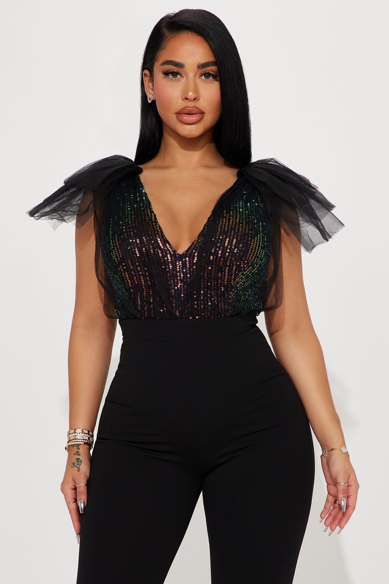Want Her Sequin Jumpsuit - Black sold by Fashion Nova product image thumbnail 2