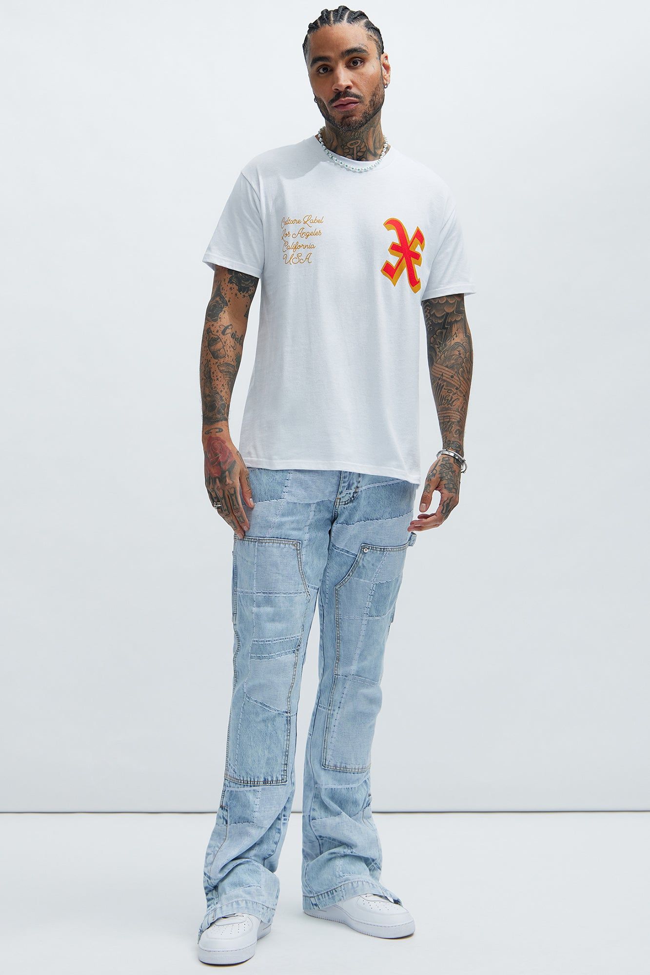 CXLTXRE COLLEGE Short Sleeve Tee - White sold by Fashion Nova product image thumbnail 2