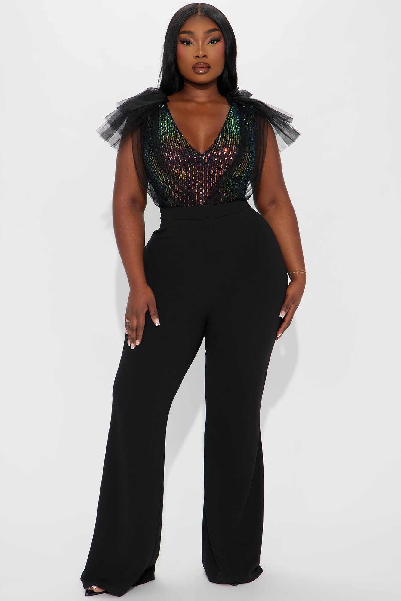 Want Her Sequin Jumpsuit - Black sold by Fashion Nova product image thumbnail 4