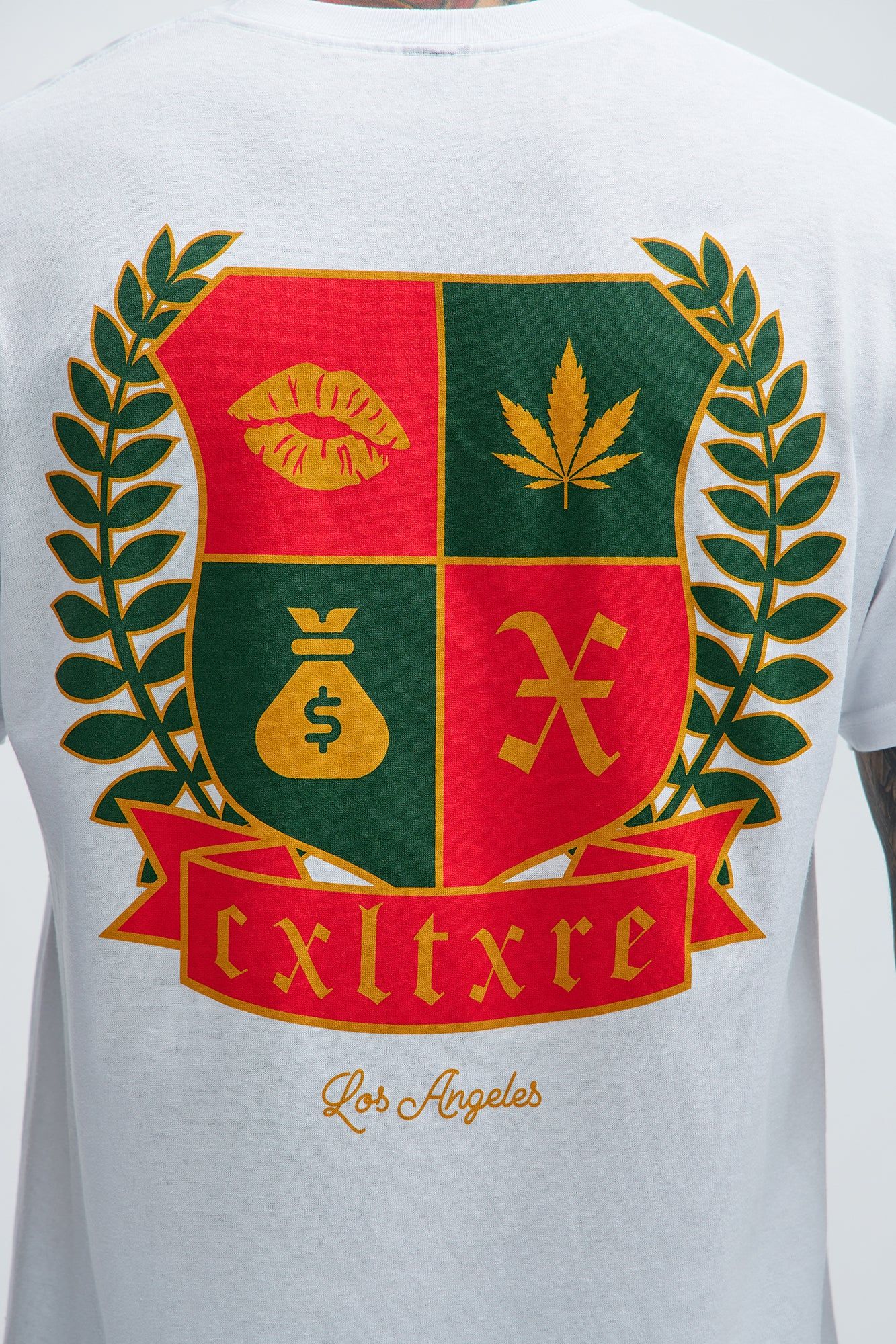CXLTXRE COLLEGE Short Sleeve Tee - White sold by Fashion Nova product image thumbnail 5